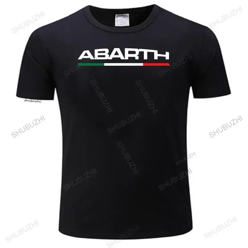 Camicie da uomo maglietta Abarth logo tee camicia cotone marca maschio top top boys maglietta di moda estate nuovo unisex oneck Teeshirt