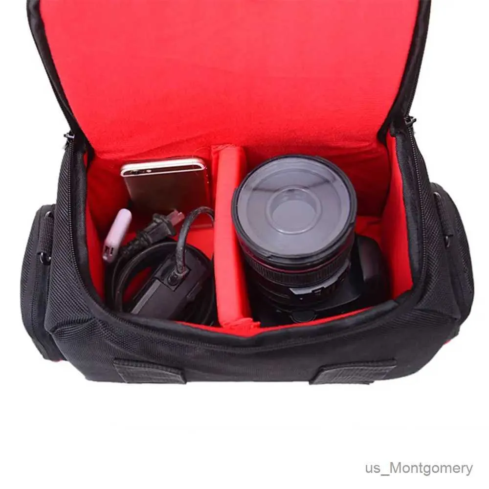 Akcesoria w torbie aparatu profesjonalna torba z wodoodporną cyfrową kamerą torbę na ramię wideo obudowa z kamerą na obiektyw Canon Nikon torebka