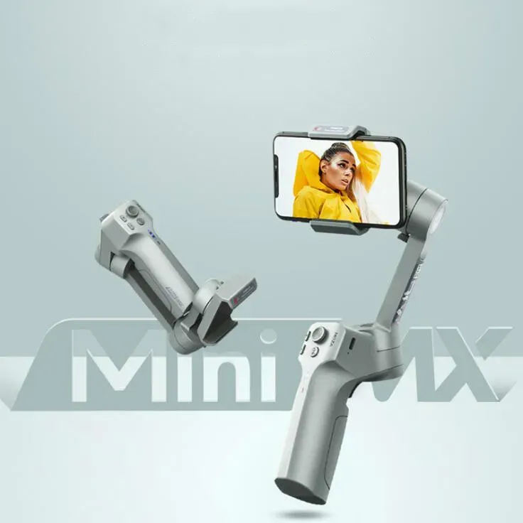 Gimbal MOZA Mini MX handheld stabilizer is foldable for mobile phone iOS and Android threeaxis shooting antishake