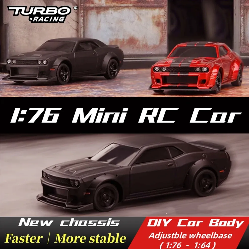 Cars Turbo Racing C75 1:76 MINI RC ELECTRICERIMERITE CONTROL MODEL CAR Adult Children's Desk Toys