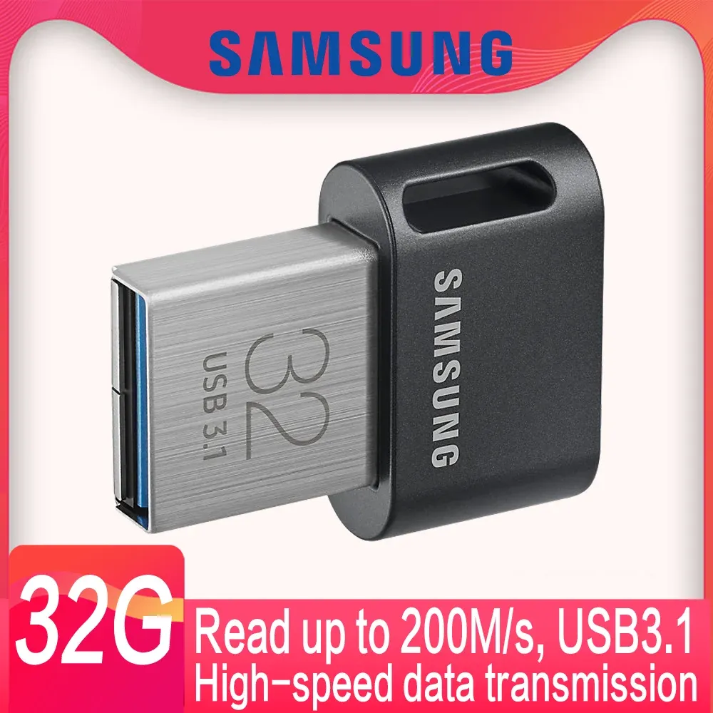 GUIDA SAMSUNG USB 3.1 AB Drive Flash USB originale da 32 GB 64 GB Mini Drive Flash Mini Flash da 128 GB da 256 GB Dispositivo di archiviazione a pin si