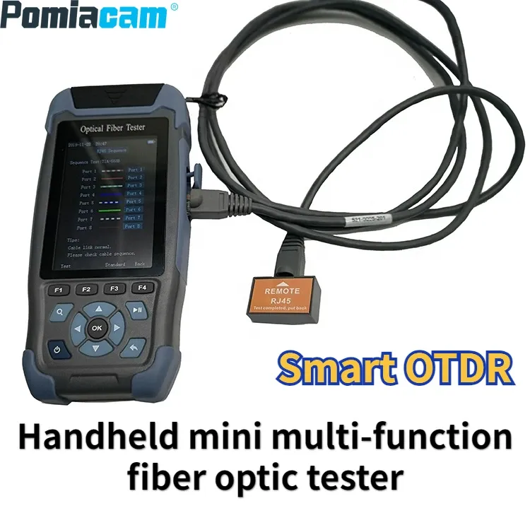SNP3302S Professional Multifunctional Handheld Smart OTDR Mini Optical Fiber Tester 1310/1550nm 24/22dB 60KM OTDR Optical Function Test