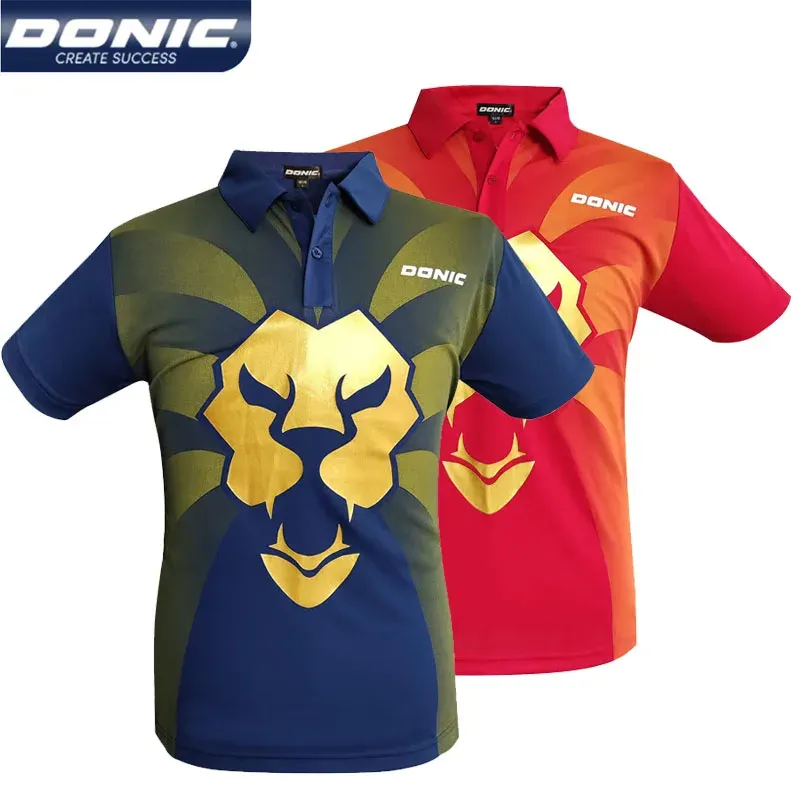 Jerseys Donic Table Tennis Jersey CHAFTST ORIFFORME SPORTS SHERFING SHIRTT THIRT THIRT