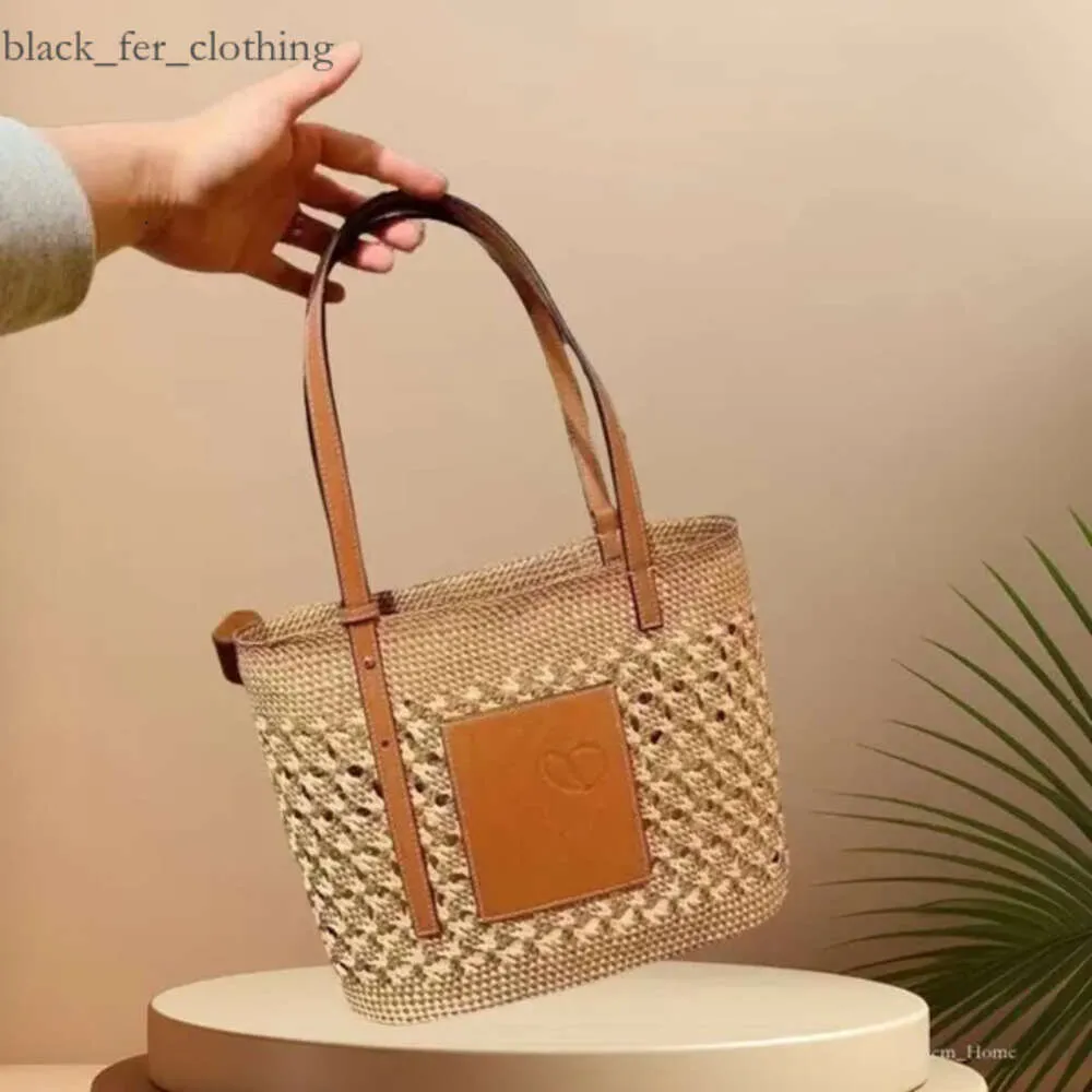 Loewew Bag Luxury Anagram Straw Bag Tote Tote Bag Bag Square Basket Bedra Saco de Boleteira de Bola de Bola de Bola de Praça Pode ser Span Chain ombro de ombro Double Saco 227