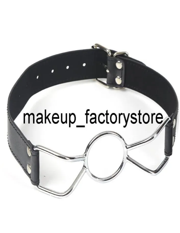 Massage en cuir sexe toys ring gag flirter bouche ouverte avec oring pendant le bondage sexuel BDSM et jeu érotique adulte pour C2450149