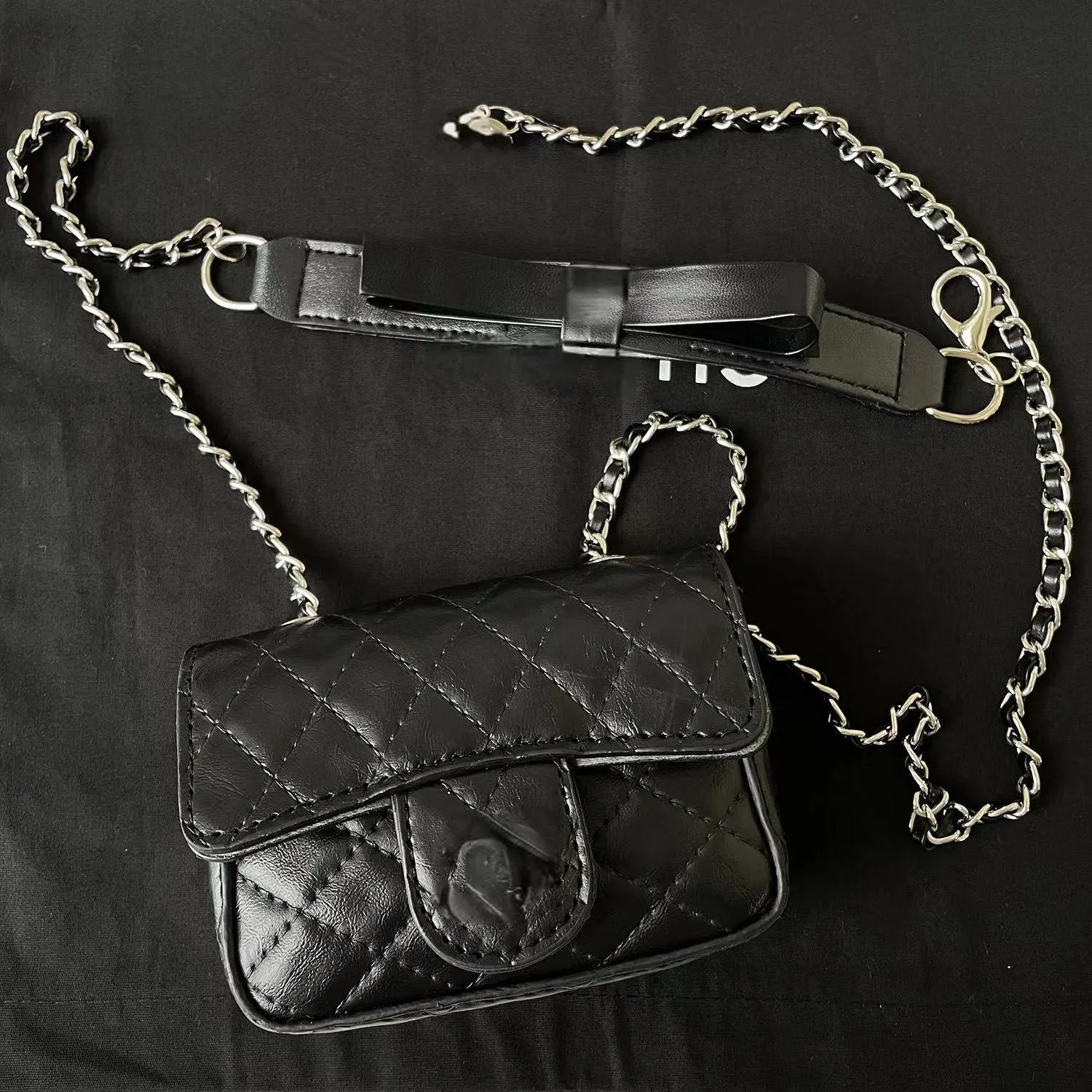 CC Дизайнерская сумка Crossbody Luxury Dimbag Классическая маленькая квадратная кошелька модные сумки кожаная сумочка.