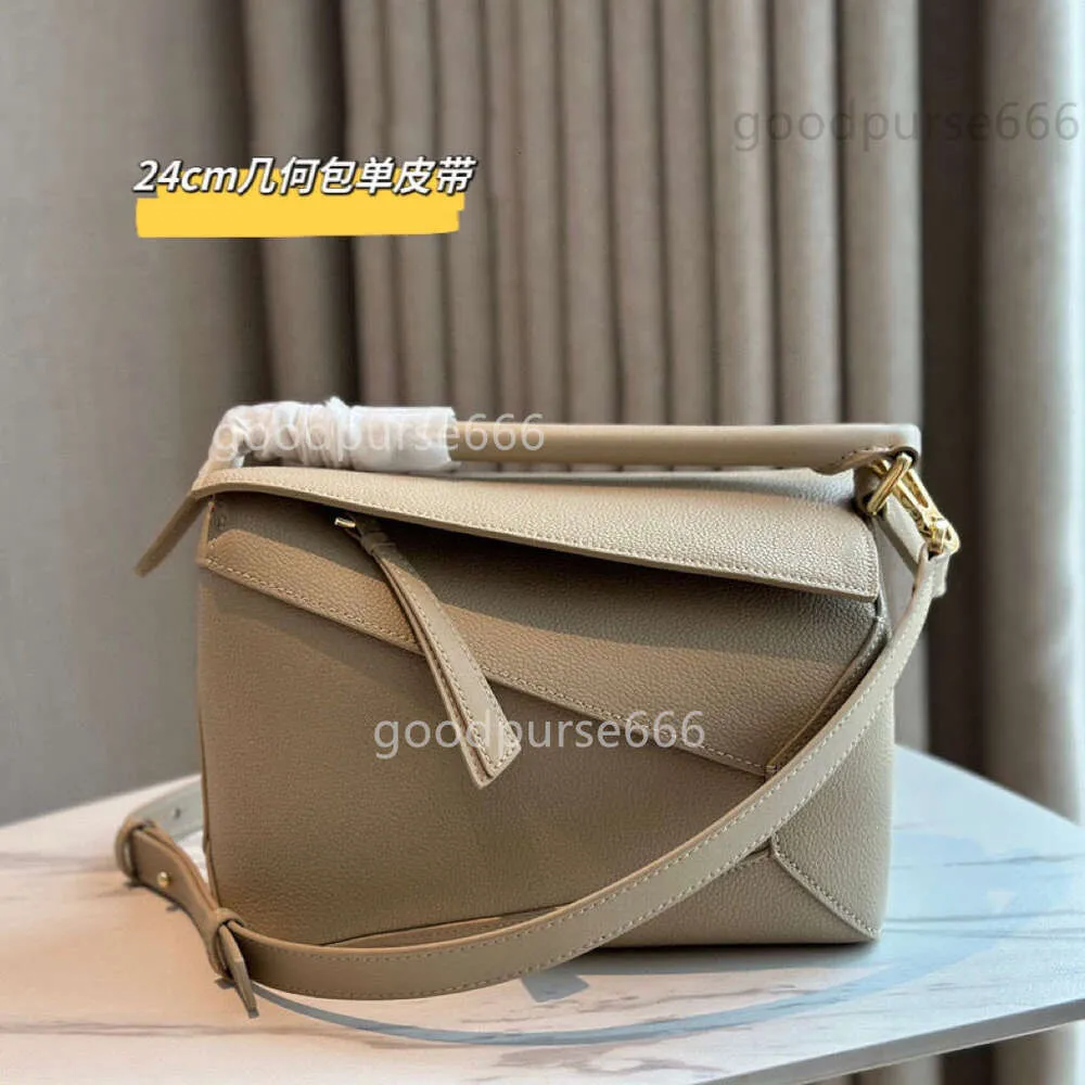 Beauty Puzzle Mini Bags Lady High Espanha Designer Bolsa emendada Two Loe Gray Diamond Bordado 2024 Crossbody ombro tira 0pir