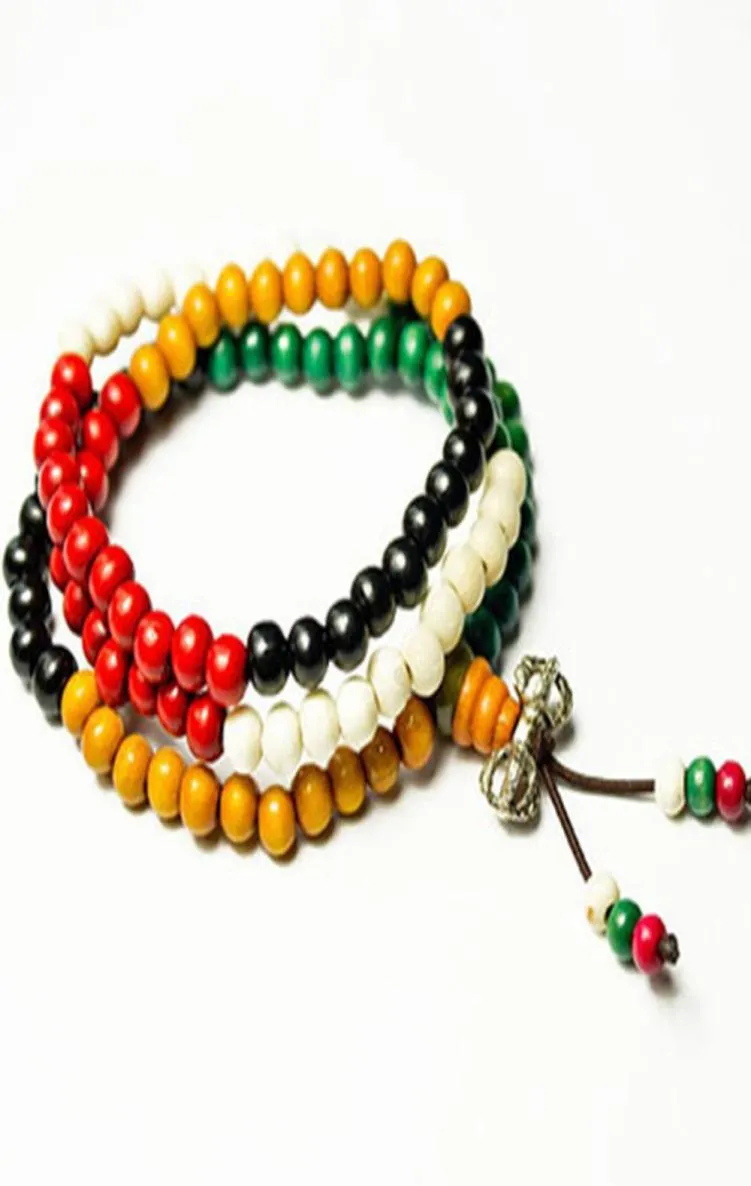 2018 New Fashion Sandalwood Buddhist Buddha Meditation 6mm 108 Prayer Bead Mala Bracelet Necklace 5216472