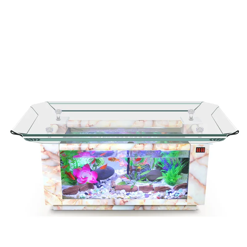 Affordable Fish Tanks: Large Glass Marine Aquarium For Home Decor