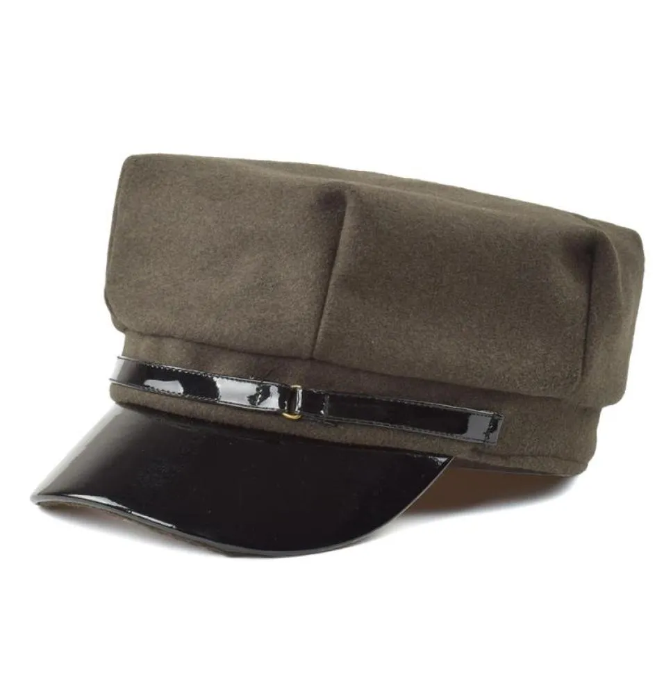 2020 Haubaise pour hommes de haute qualité Tweed Gatsby Patchwork Cap Hat 8 Panel Baker Boy Newsboy Cabbie Adjustable Beret Cap8939556