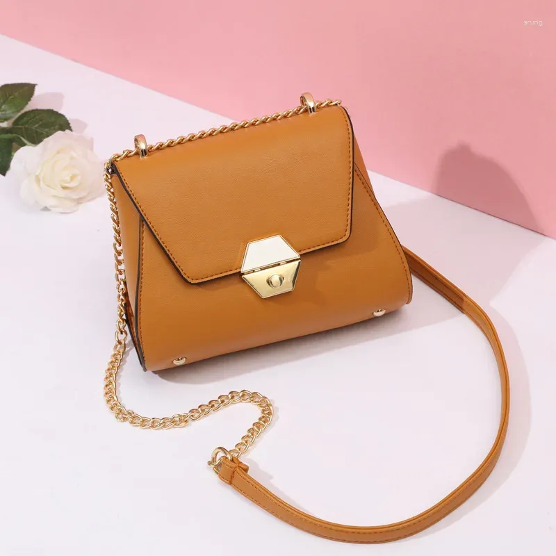 Shoulder Bags 2024 Fashion High-quality Designer Crossbody Bag Casual Simple Solid Color Chain Handbag Bolso Marca Mujer Lujo