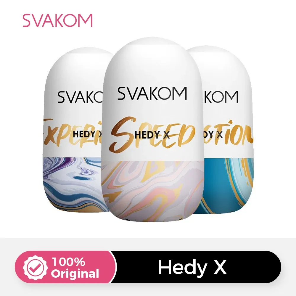 Sweaters SVAKOM Hedy x Egg Men Masturbers Sex Toys Male Masturbators Sleeve Stroker Adult Toy for Mens Masturbation Orgasm Pleasure