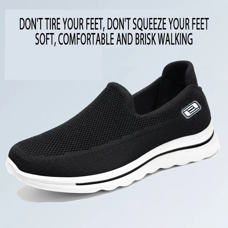 Summer Mesh Breattable Men's Shoes New Men's Thin Shoes Soft Sole Sports Fashion mångsidiga casual skor Trend