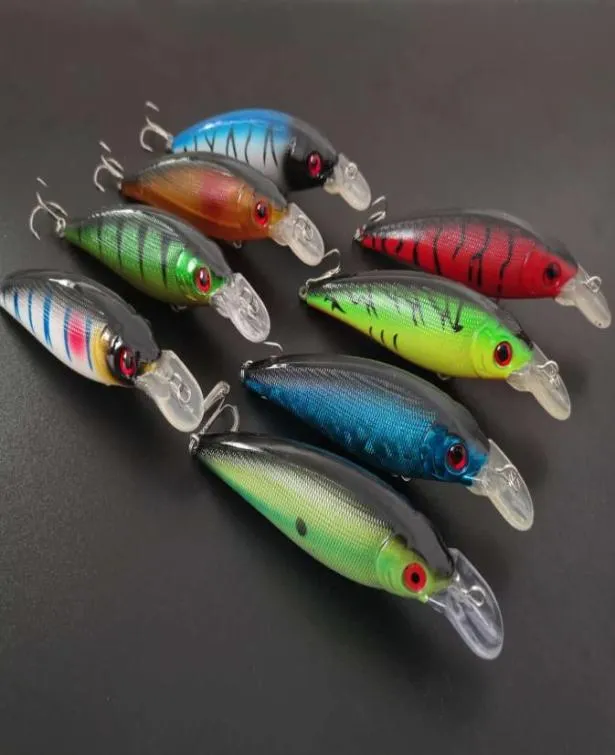 Whole Lot 20 Fishing Lures Minnow Fishing Bait Crankbait Tackle Insect Hooks Bass 36g14cm Mixed colors3234721