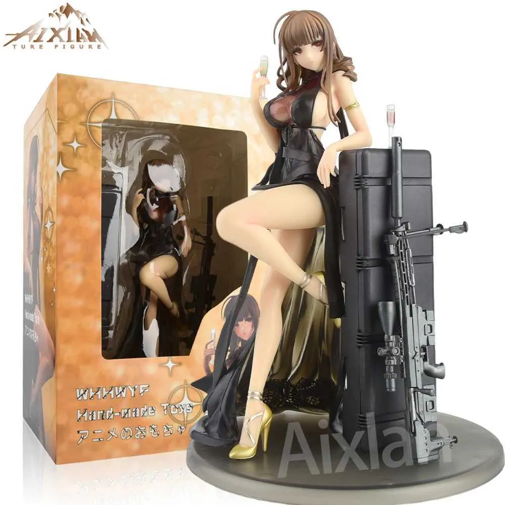 Action Toy Figures Aixlan 21cm Girls Frontline Anime Figure DSR-50 PVC Action Figure M4A1 ST AR-15 Figurine Collectible Model Toys Kid Gift Y240425CI0L