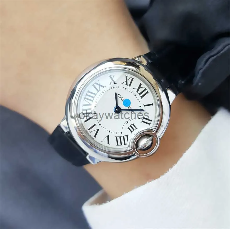 Dials Working Automatic Watches carter blue balloon series precision steel automatic mechanical womens waterproof W 6 9 0 1 8 Z 4