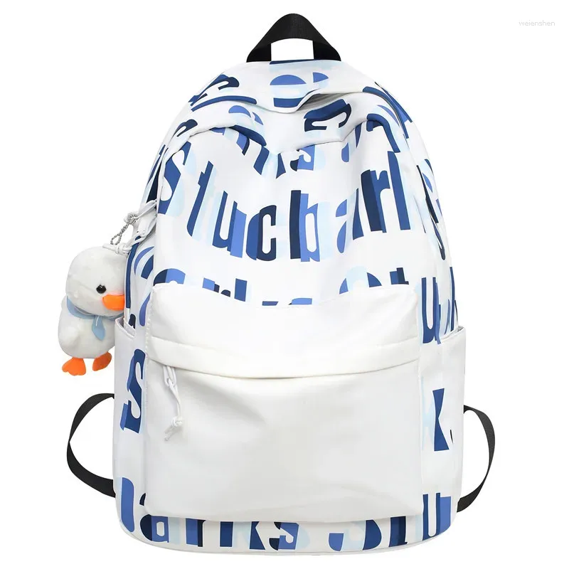 Backpack Women School for Teen Girls Boys Student Nylon Bookbag Fashion Bagpack coreano