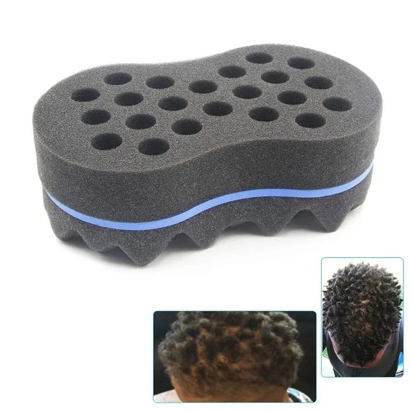 Cepillos de esponja en forma de onda de doble cara con múltiples holes lados trenzas peluquería para peluquería cepillo para cabello cepillo para peinadores de peinado