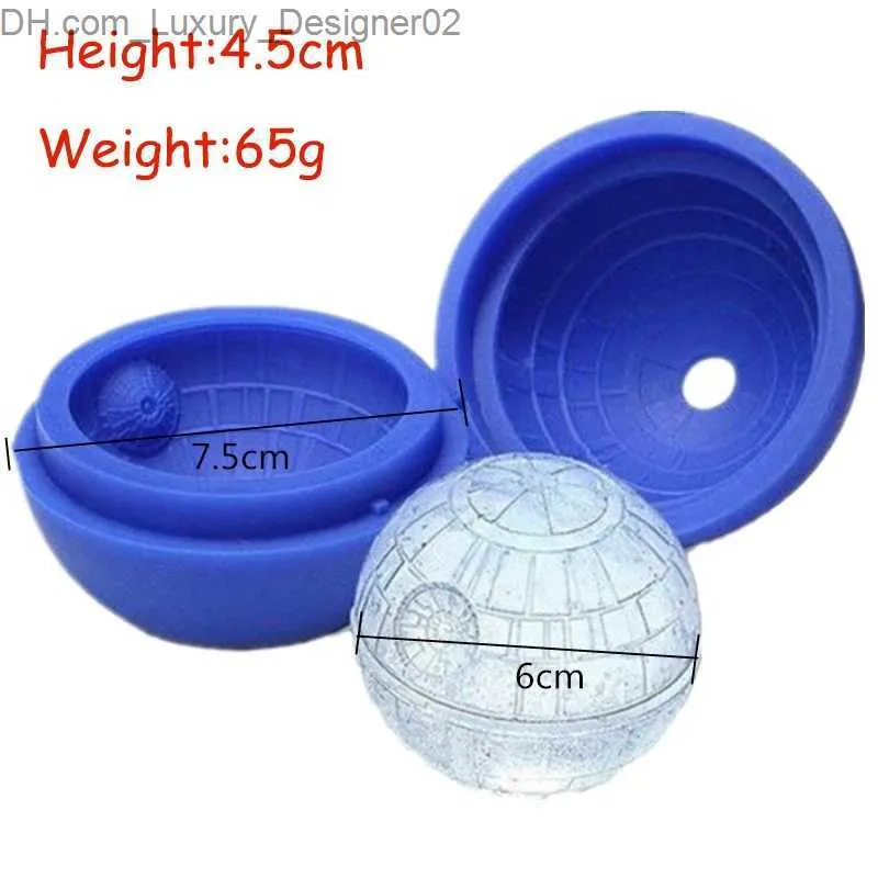 Outils de crème glacée Whisky Round Cube Maker Silicone Ball Rapid Freezing Tray Q240425