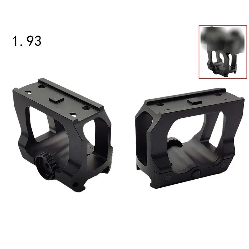 Tillbehör Taktiskt språng QD -montering för Micro Red Dot Sight 1,93 tum Optisk mittlinje Höjd Fit Weaver Picatinny 20mm Rail CNC Aluminium