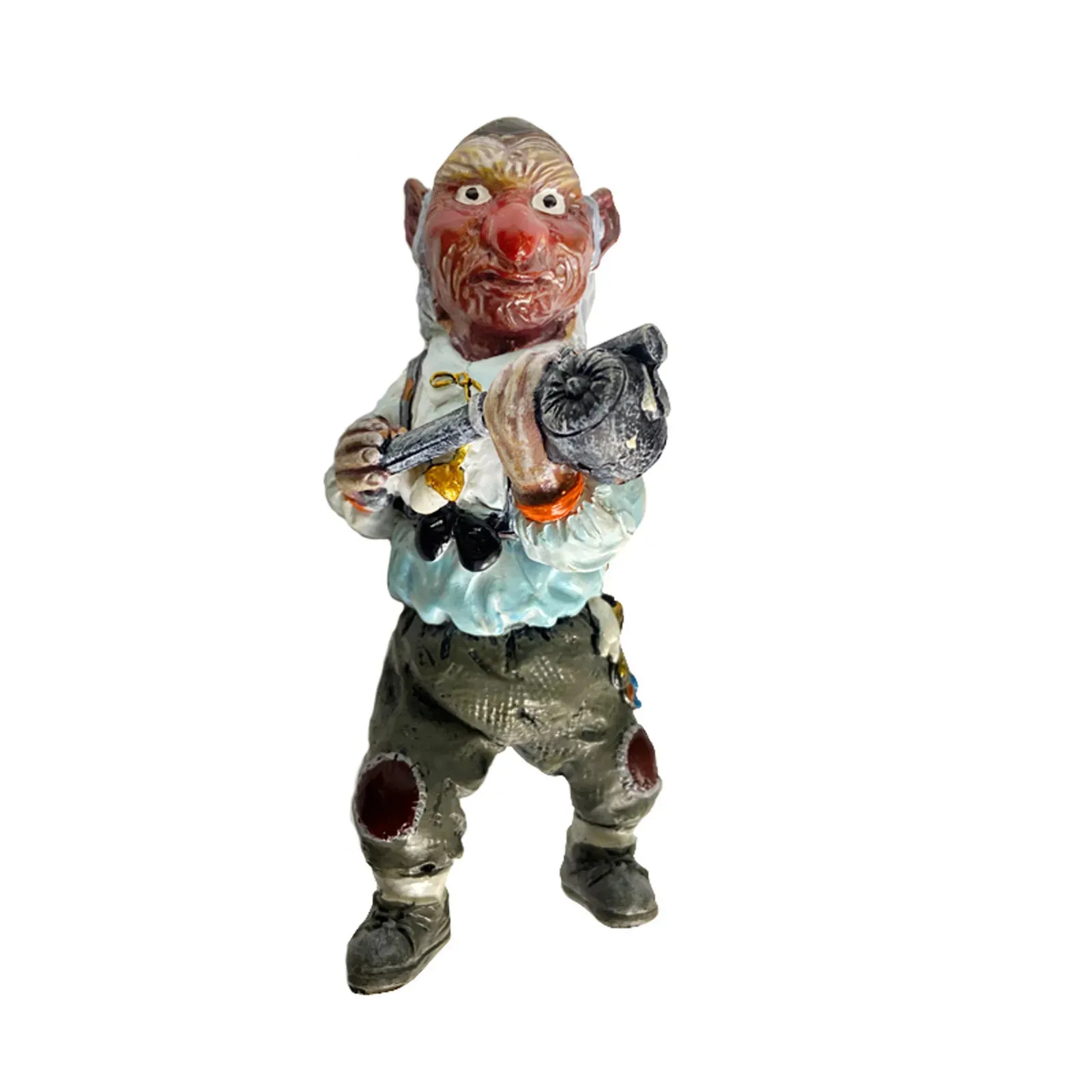 Hoggle Garden Statue Yard Art fantaisiste Nwarf Resin Sculpture Latismes de Hogg Figurine Ornement Decoration 240425