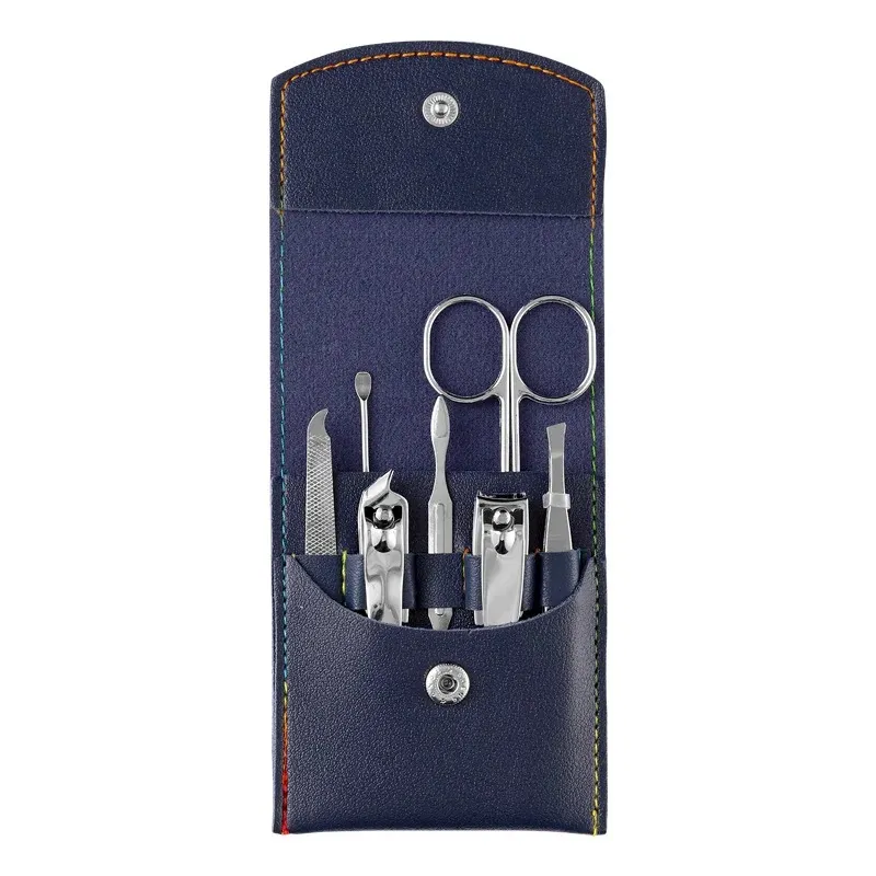 7 pezzidi forbici unghie professionale set di forbici in acciaio inossidabile set di strumenti unghie portatile portatile