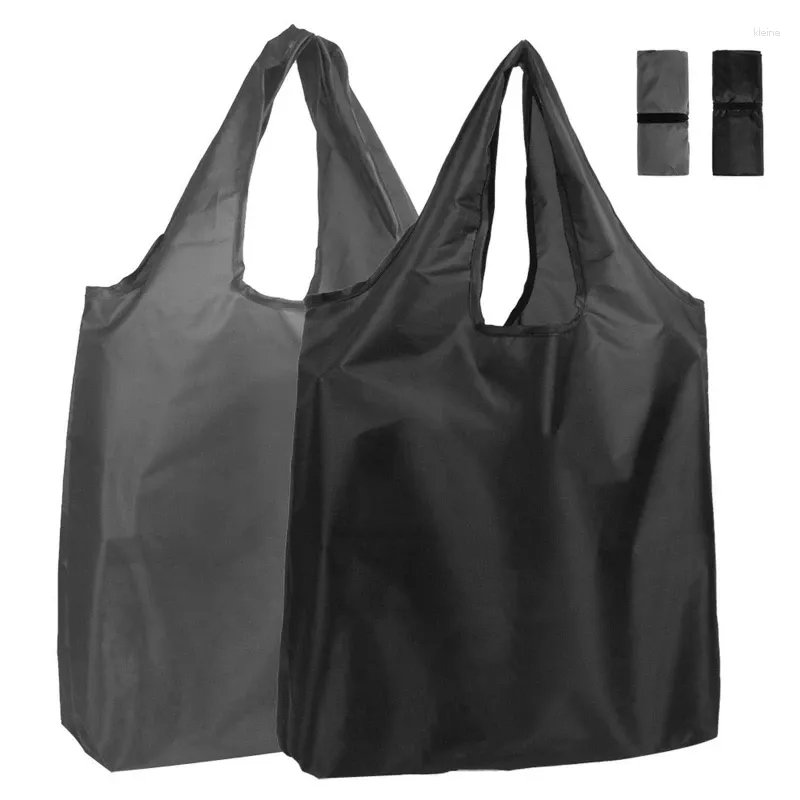 Bolsas de compras bolsas reutilizables grandes para mujeres hombres de cocina poliéster plegables comestibles livianos con manijas