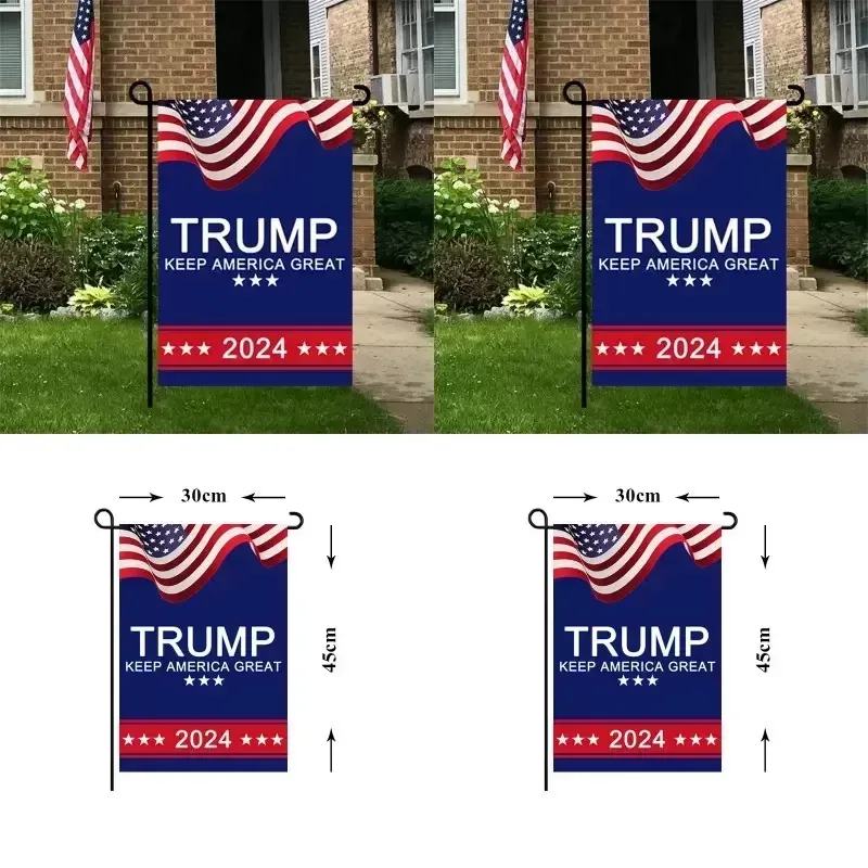 Banner électoral des drapeaux 2024 Trump Garden Campaign pour les bannières du président du drapeau maintiennent l'Amérique Great S LL