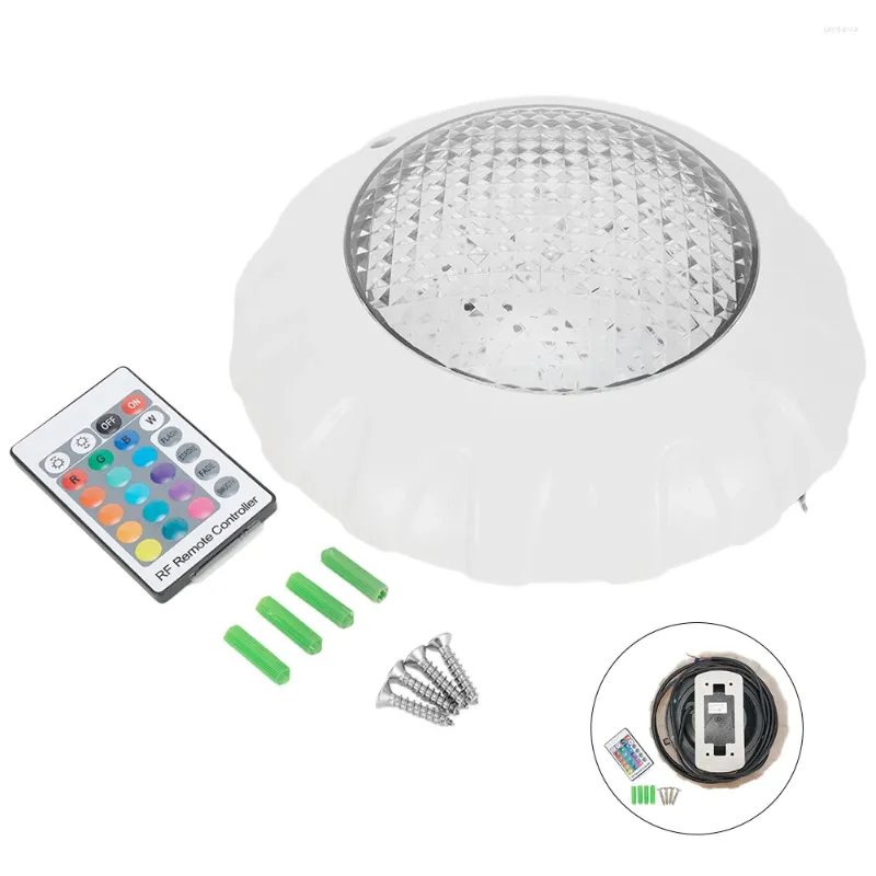 Party Decoration Waterproof Wireless Remote Control Waterfalls Bathtubs Swimming Light RGB LED 2835 3800LM DC12V IP68 SITS