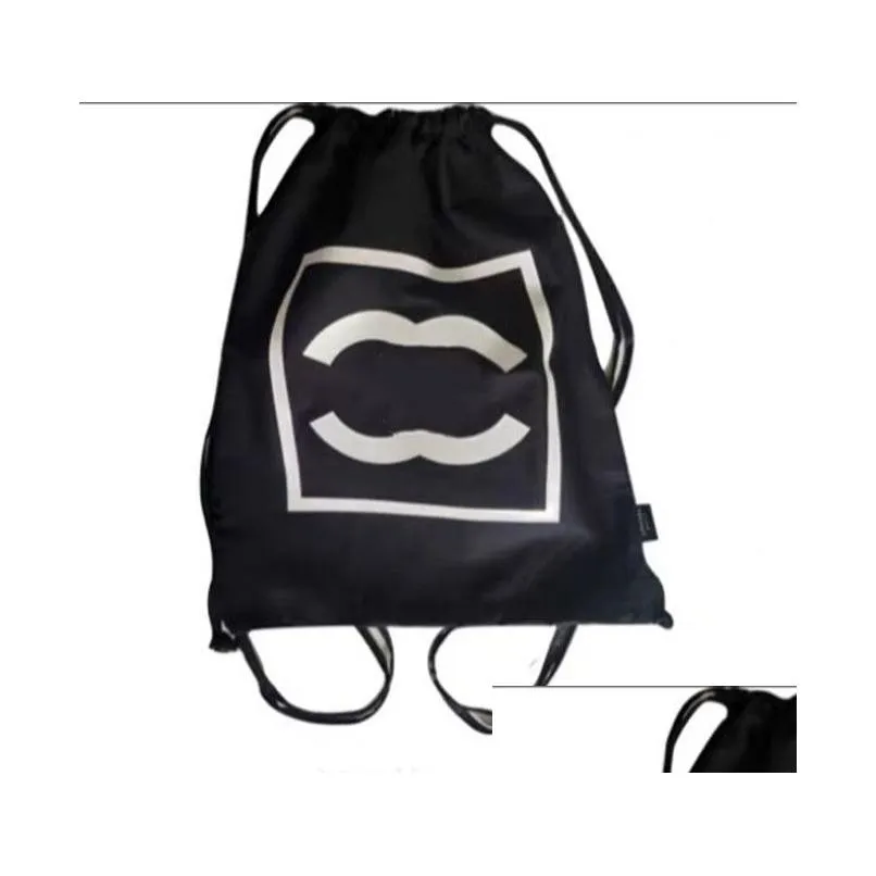 Torby do przechowywania projektanta mody damski czarny biały płótno torba klasyczne logo drukowane plecak duże pojemność sklep pojedynczy shoder plażowy port otfgu
