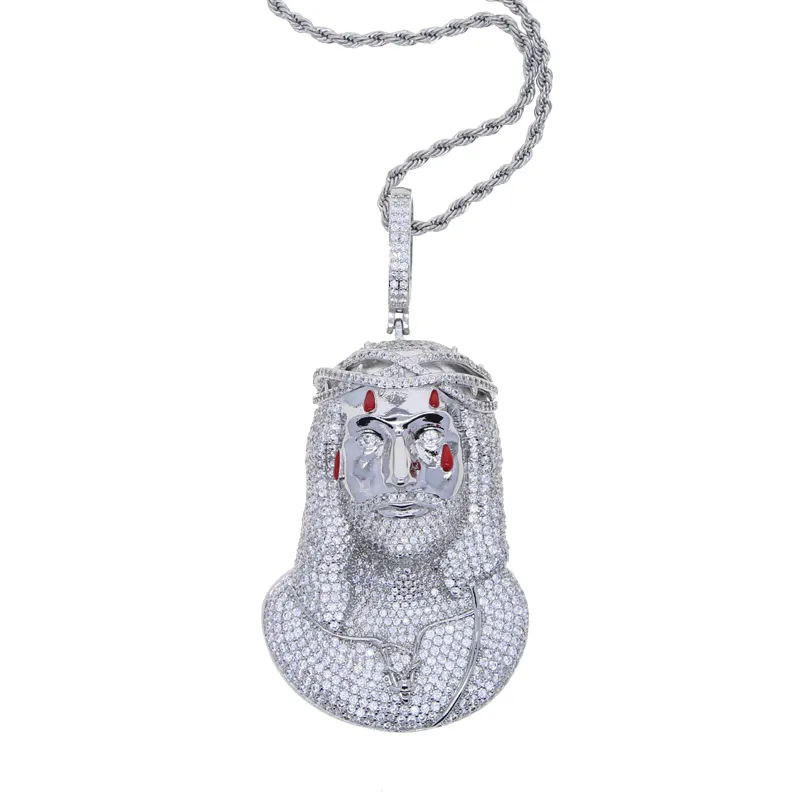 Collar Con Colgante De Plata 925, Cristal En Forma De Corazón