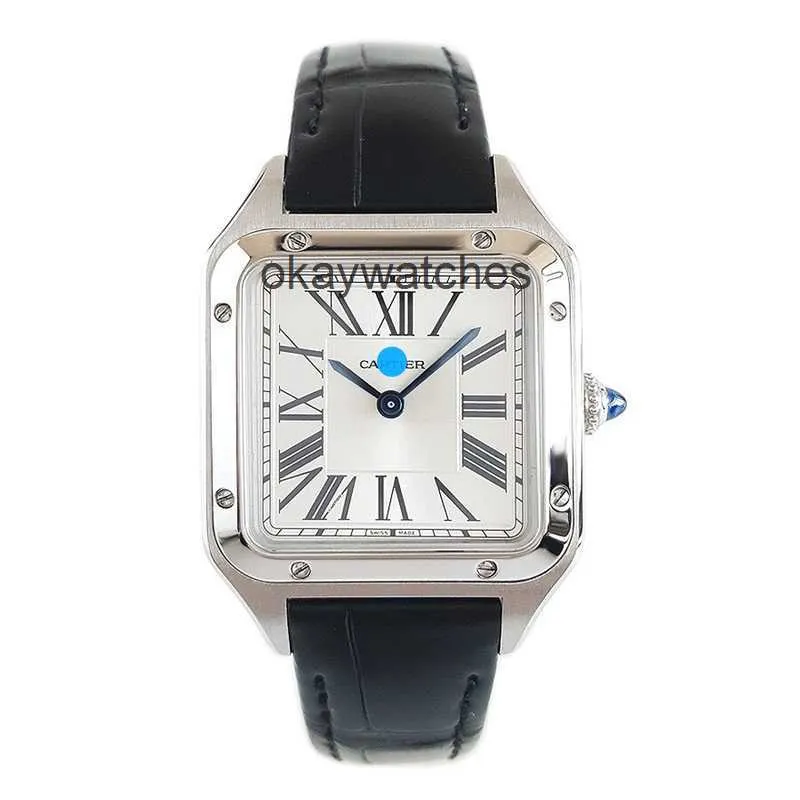 Dials arbeiten automatische Uhren Carter Womens Watch Sandoz Serie Square Quartz Mechanical Watch Neue WSSA0022
