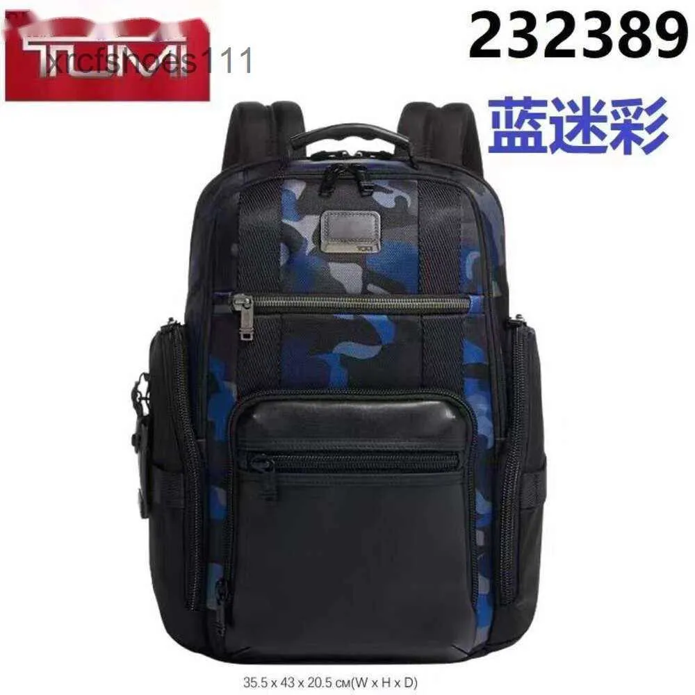 15 Business Rucksack Tummii Bag Herren Tummii Reisedesigner Back Pack 232389 Ballistische Nylon -Zoll -Computer Herren Freizeit 3 1UE8