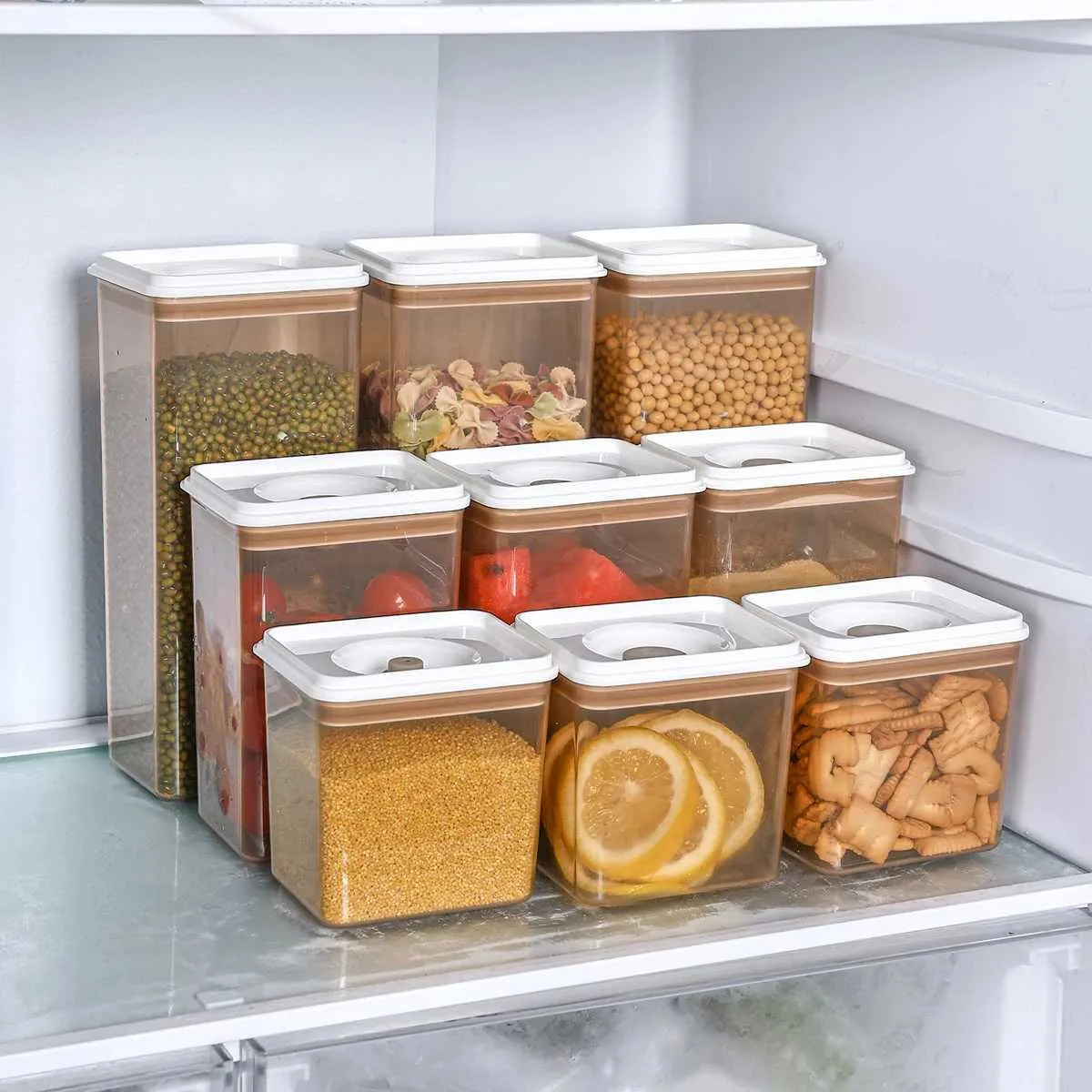 Food Savers Stackable Food Storage Containers Sealed Storage Box ...