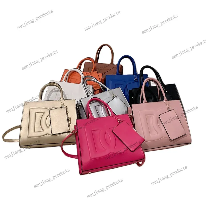 Moda designerka torebka torebka torba na ramię Messenger Nosienie torba na zakupy w torbie dla kobiet TOP TOPLATNY Luksusowe torby na wielokolorowe luksusowe torby