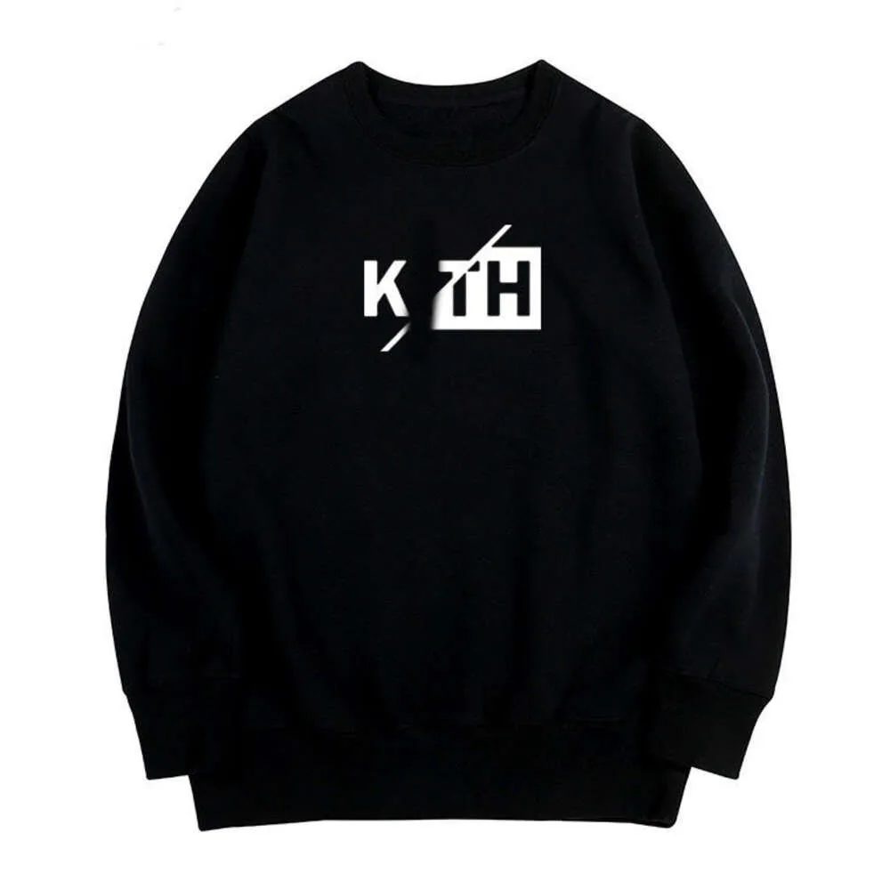 Designer Luxe Kith Classic Summer Trend College Teen Men and Women Comfortabele hoodie Crew Neck veelzijdige pullover.capuchon