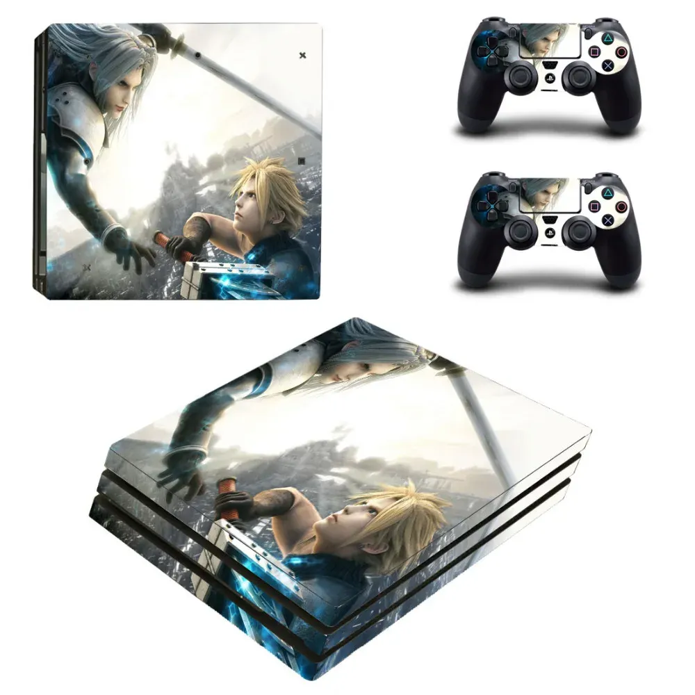 Naklejki Final Fantasy Dekal PS4 Pro Skin Sticker for Sony PlayStation 4 Konsola i kontrole