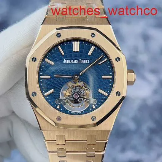 AP Gentlemen's Watch Watch Series серия Royal Oak 41 мм диаметром 18K Rose Gold Tourbillon Mechanical Mens Mens Luxury Watch 26522OR