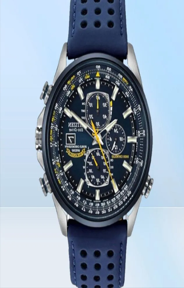 MEN039S Bekijk Top Luxury Business Quartz Watch Men Waterproof Blue Angel World Chronograph Casual Steel Band Watch for Men 22041720533