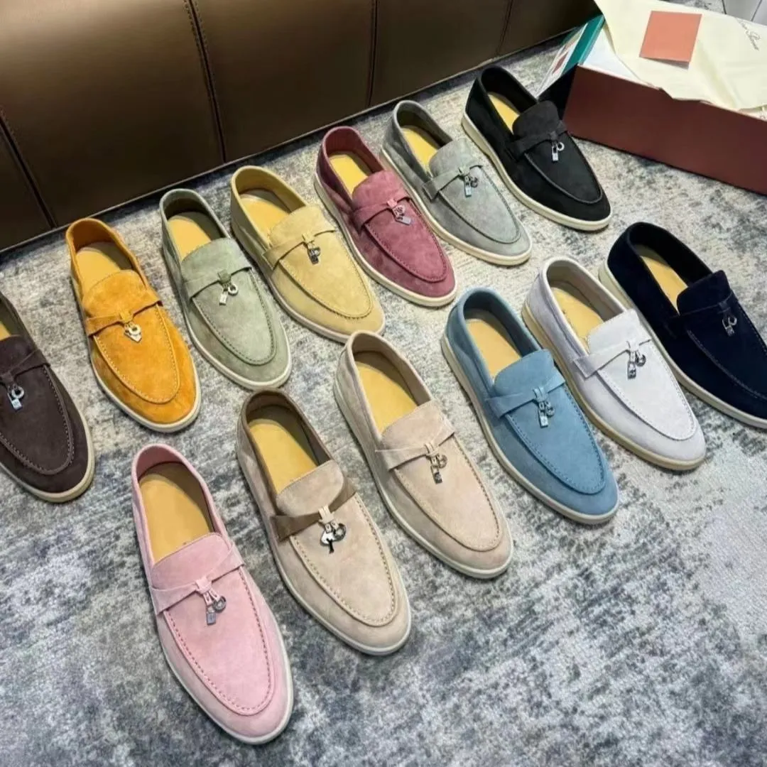 7A Top-Quality-Kleidungsschuhe Valk-Mocasins für Herren schwarzer Leder Vintage Loro Büro Casual Loafer Piano Flat Knöchel Running Sneaker Trainer Travel Wanderschuhgröße 35-45