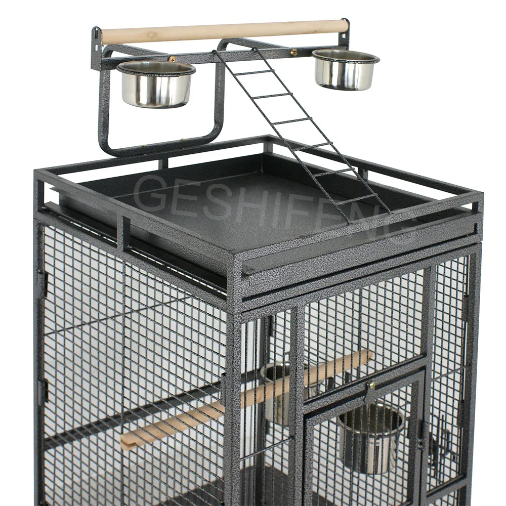 Photo inspiration: Gallery Detail: Large Wrought Iron Flight Bird Cage