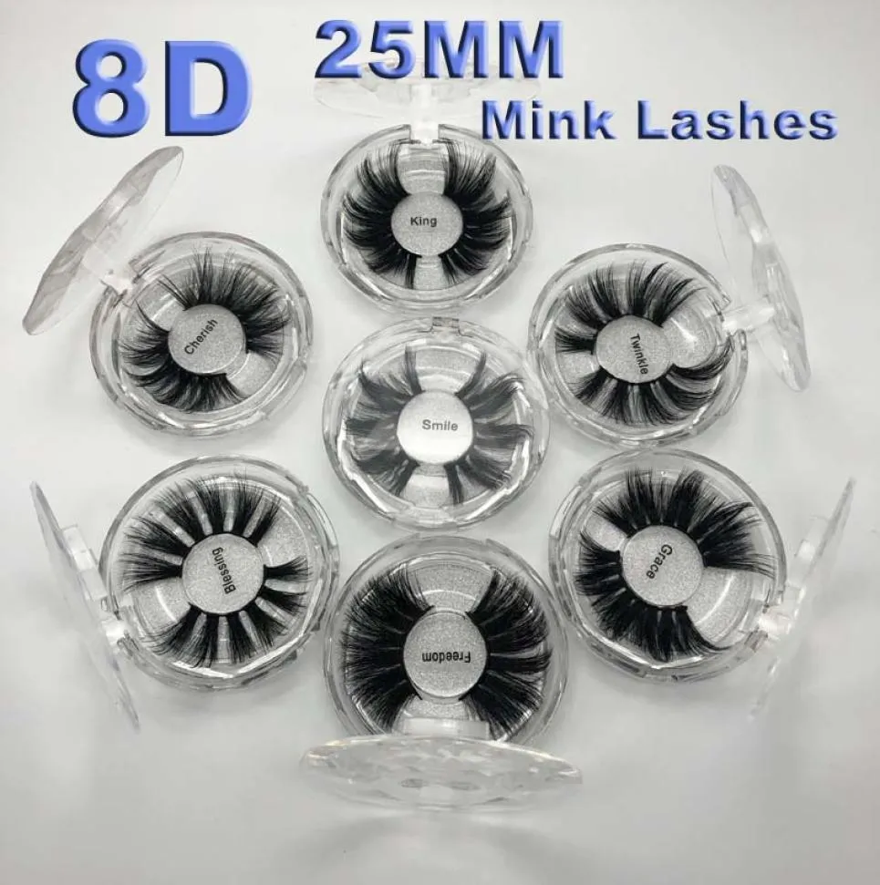 Long Dramatic Mink Lashes 3D Mink Eyelash 5d 25mm Long Thick Mink Lashes Handgjorda False Eyelash Eye Makeup Maquiagem 8d Series 16 4331926