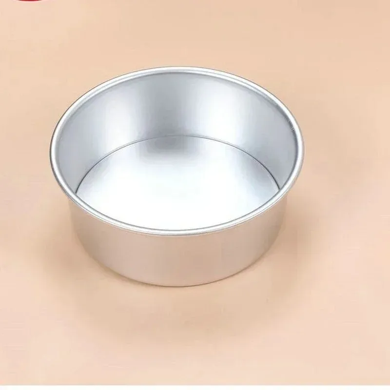 Moule de gâteau à cuisson de 6 pouces Aluminium Poux de poêle rond pour la cuisson à outils de cuisine