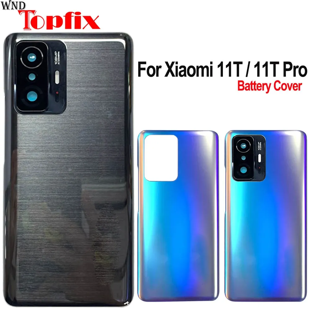 Рамки нового корпуса 6,67 "для xiaomi 11t Pro Cover Actule Coucter Counter с запасными частями объектива для xiaomi 11t Pro Back Cover