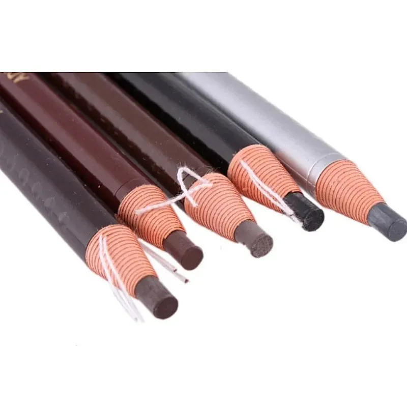 Analyseur 12Pieces / lot 18 cm Crayon étanche à sourcils marron 18 cm pour le maquillage de beauté cosmétique permanente Livraison gratuite