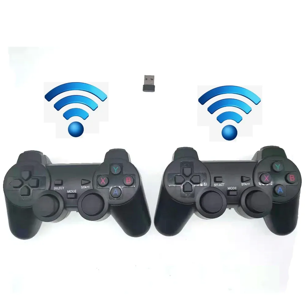 اللاعبون مزدوج Wired Wireless Joypad لـ 3D Pandora Box 8000/ DX 3000 في 1 Arcade Game Board PC Computer USB Controller Controller