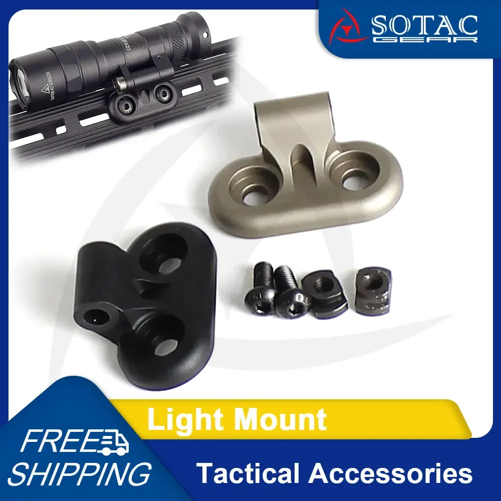 LUCILI SOTAC MAPPIATO TATTICALE LIGHT PER M340C M340V M600DF M640DF M640V Base di montaggio DF Flashlight