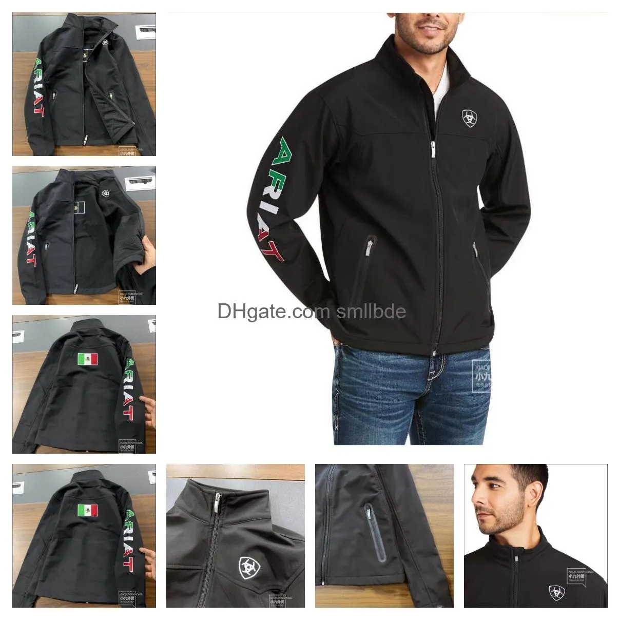 Kvinnor jackor ariat Classic Team Mexico Softshell vattenbeständig jacka jacka jacka dre drop leverans kläder kläd ottck