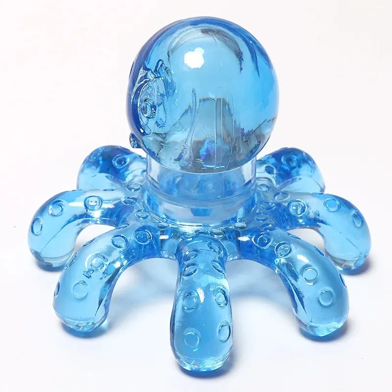 Mini Octopus Shape Personal Massage Muscle Relaxing Body Neck Massage Tool Crystal Claw Massage Handheld Massage