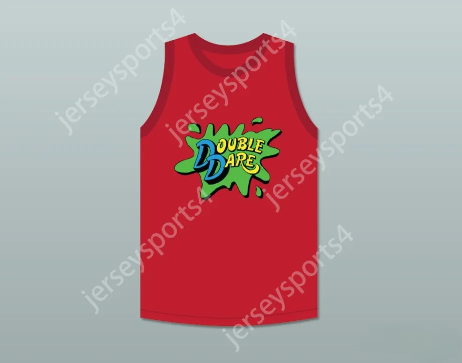 Nombre personalizado para hombres/niños Double Dare Red Team Basketball Jersey Stitched S-6XL